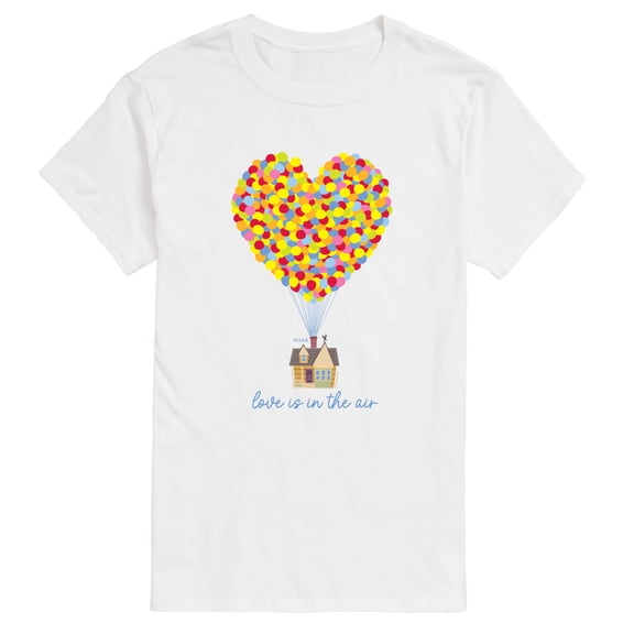 Up - Love Is In The Air - Men's Short Sleeve Graphic T-Shirt