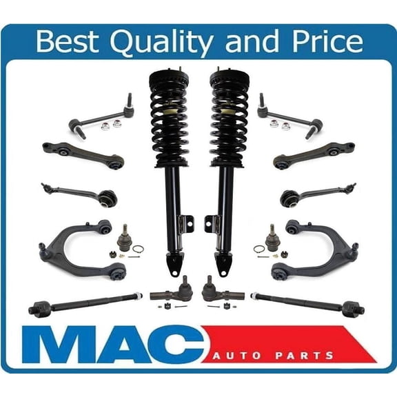 Up Low Control Arms Ball Joints for 06-10 Charger 300 SRT8 Rear Wheel Drive 16Pc