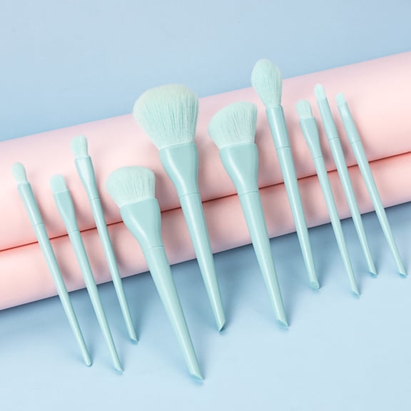 Up Makeup Brush Set 10PCS Foundation Concealer Eyebrow Cosmetic Application Tools Kit