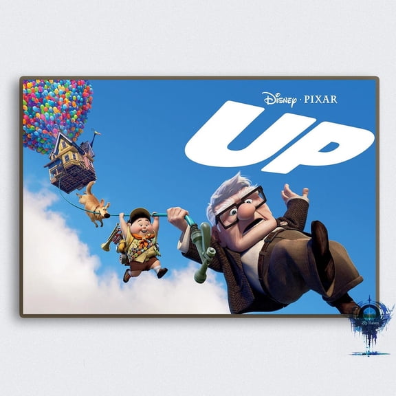 Up Movie High Definition Art Print, Unframed Canvas