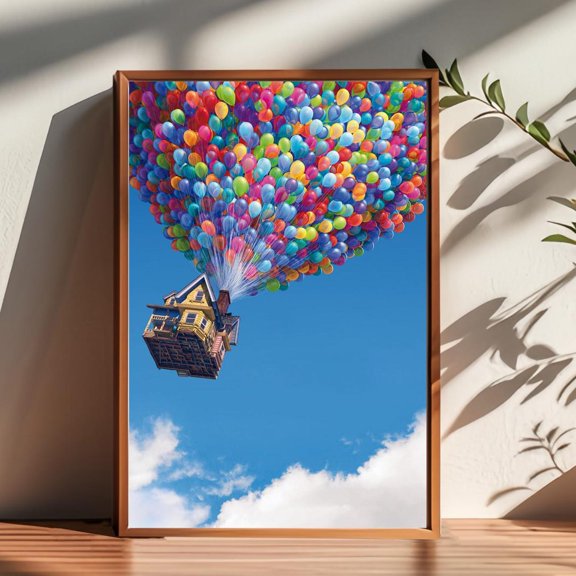 Up Movie Poster, Cinema Inspired Living Room, Gallery Wall, Home And Bedroom Decor