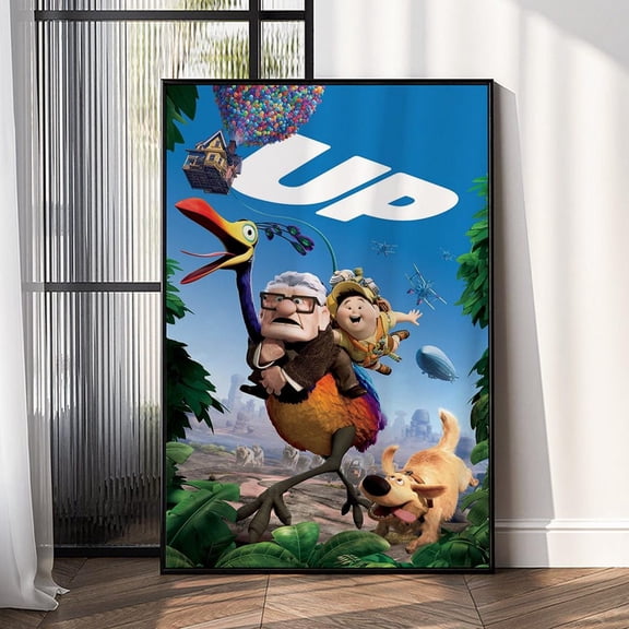 Up Movie Wall Art Home Decor Print Gift, Unframed Canvas