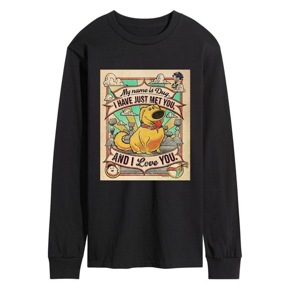 Up - My Name Is Dug - Men's Long Sleeve T-Shirt