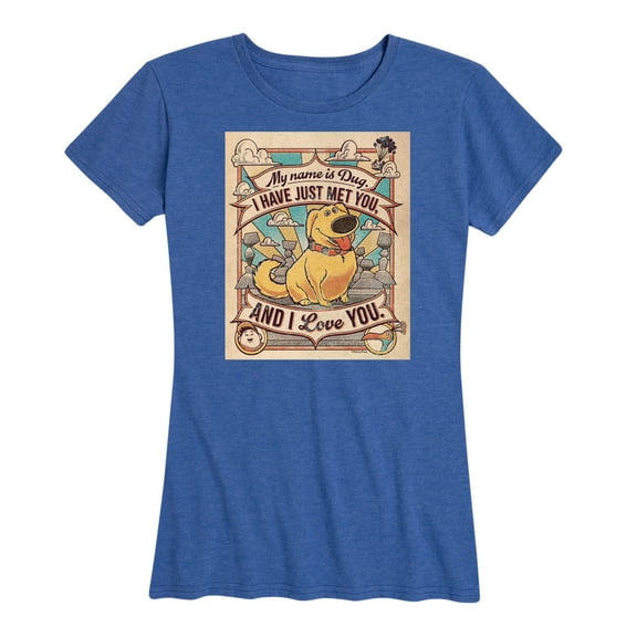 Up - My Name is Dug - Women's Short Sleeve Graphic T-Shirt