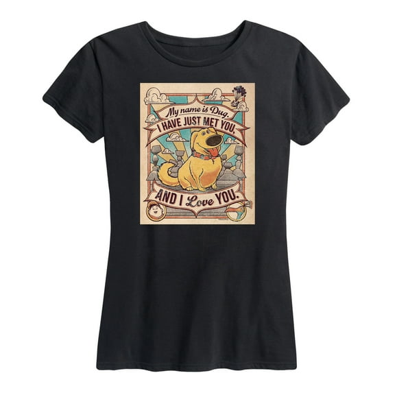 Up - My Name is Dug - Women's Short Sleeve Graphic T-Shirt