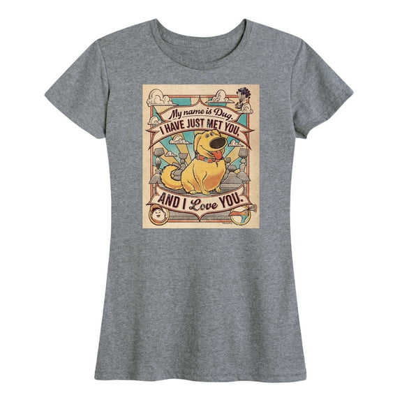 Up - My Name is Dug - Women's Short Sleeve Graphic T-Shirt
