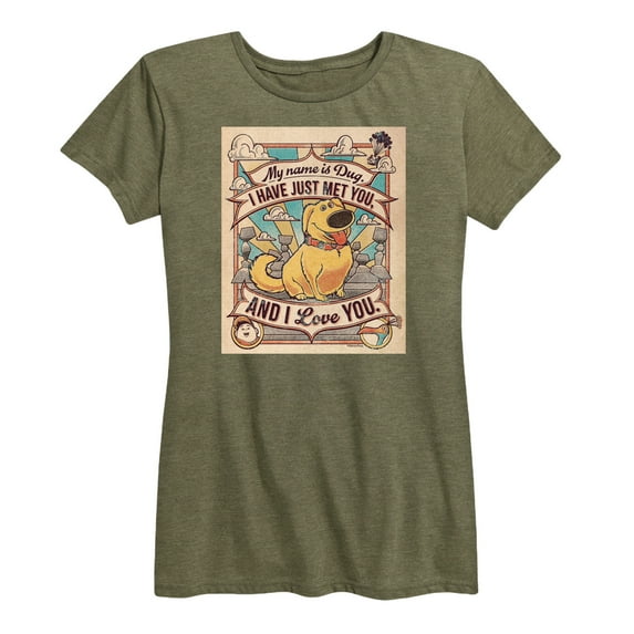 Up - My Name is Dug - Women's Short Sleeve Graphic T-Shirt