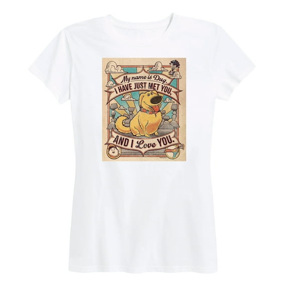Up - My Name is Dug - Women's Short Sleeve Graphic T-Shirt
