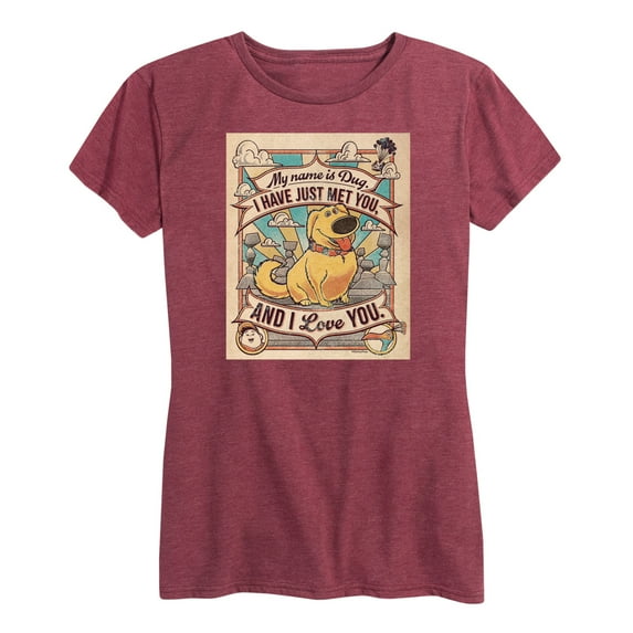 Up - My Name is Dug - Women's Short Sleeve Graphic T-Shirt