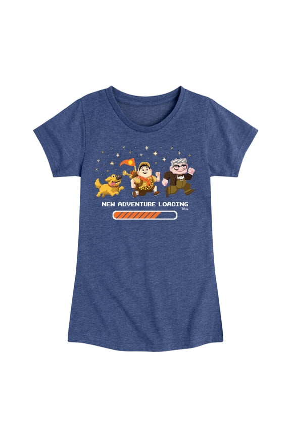 - New Adventure Loading - Youth Girls Fitted Short Sleeve T-Shirt
