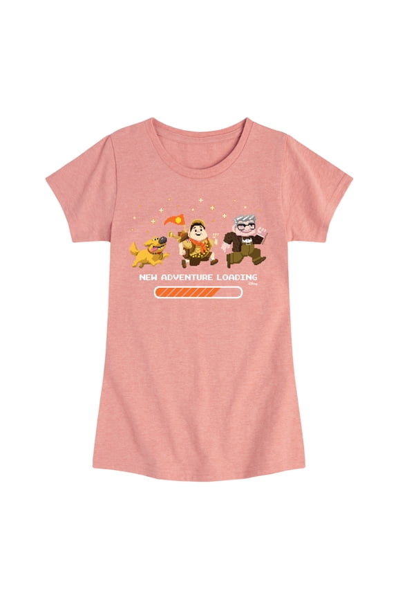 - New Adventure Loading - Youth Girls Fitted Short Sleeve T-Shirt