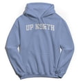 thumbnail image 1 of Up North Graphic Light Blue Men's Cotton Pullover Hoodie, 1 of 1