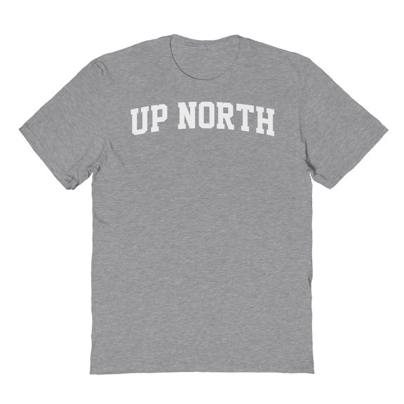 Up North Graphic Sport Grey Men's Cotton T-Shirt