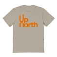 thumbnail image 1 of Up North Humor Graphic Sand Men's Cotton T-Shirt, 1 of 1