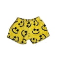 thumbnail image 1 of Up Past 8 by Sara's Prints - Little Girls' Fleece Sleep Short 36443-4 (Yellow), 1 of 5