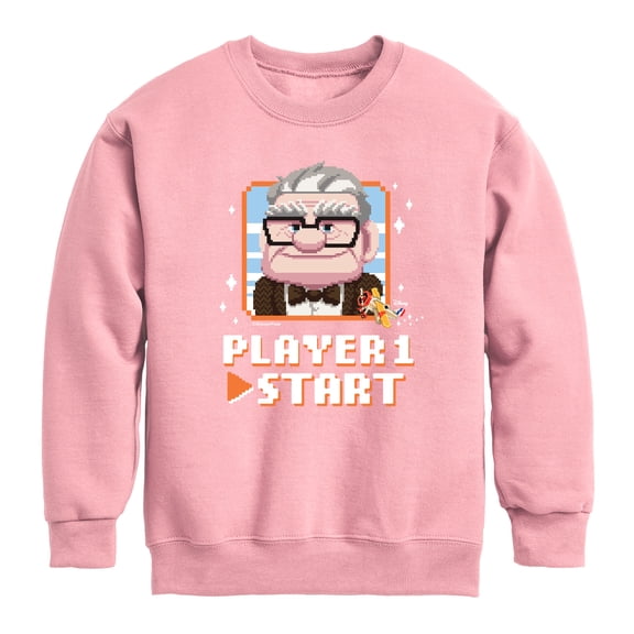 Up - Player Carl - Youth Boys Crew Fleece Sweatshirt