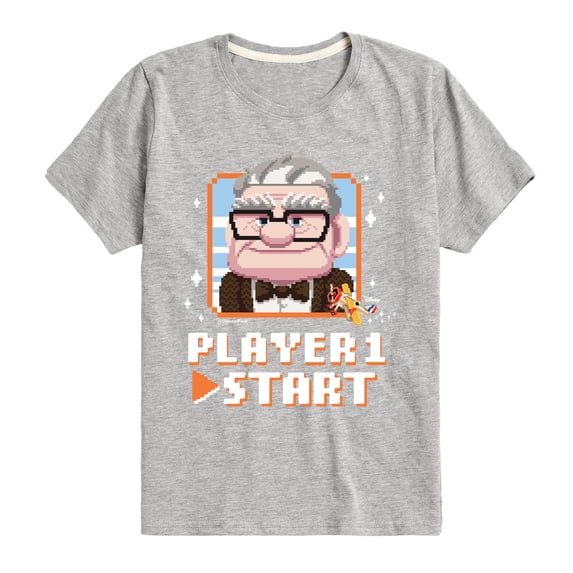 Up - Player Carl - Youth Boys Short Sleeve Graphic T-Shirt