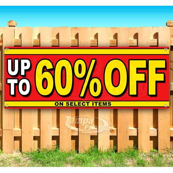 Up To 60% Off 13 oz Vinyl Banner With Metal Grommets