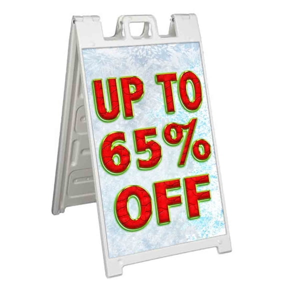 Up To 65 Off Special (24" X 36") Standard A-Frame Signicade, Includes Decal Applied To Stand