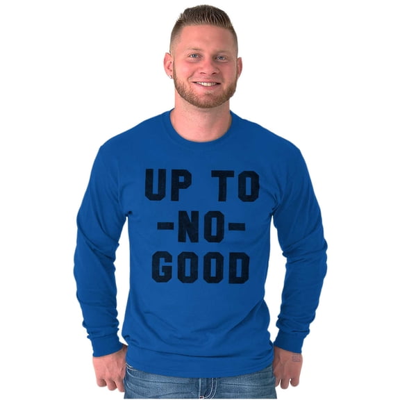 Up To No Good Wizard Map Funny Nerdy Long Sleeve TShirt Men Women Brisco Brands L