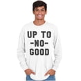thumbnail image 1 of Up To No Good Wizard Map Funny Nerdy Long Sleeve TShirt Men Women Brisco Brands L, 1 of 6