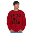 thumbnail image 1 of Up To No Good Wizard Map Funny Nerdy Sweatshirt for Men or Women Brisco Brands M, 1 of 6