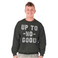 thumbnail image 1 of Up To No Good Wizard Map Funny Nerdy Sweatshirt for Men or Women Brisco Brands S, 1 of 6