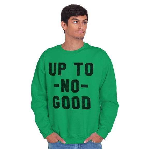 Up To No Good Wizard Map Funny Nerdy Sweatshirt for Men or Women Brisco Brands X