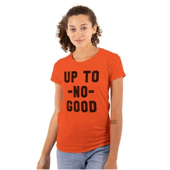 Up To No Good Wizard Map Funny Nerdy Womens Slim Fit Graphic Tee Brisco Brands L