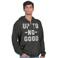 thumbnail image 1 of Up To No Good Wizard Map Funny Nerdy Zip Up Hoodie Men's Women's Brisco Brands 4X, 1 of 6