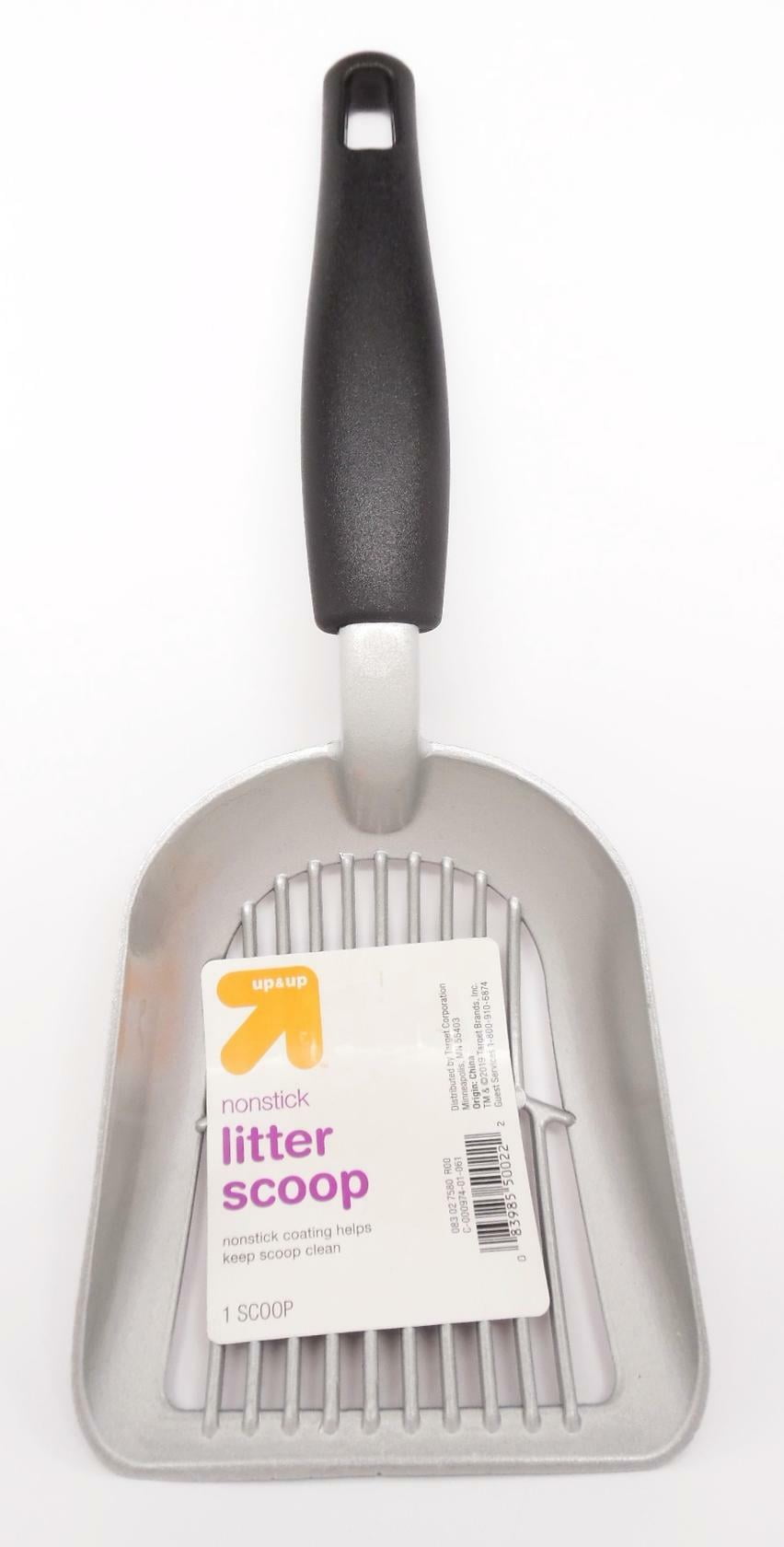 Up & Up Cat Litter Scoop Metal NonStick Coating Helps Keep Scoop