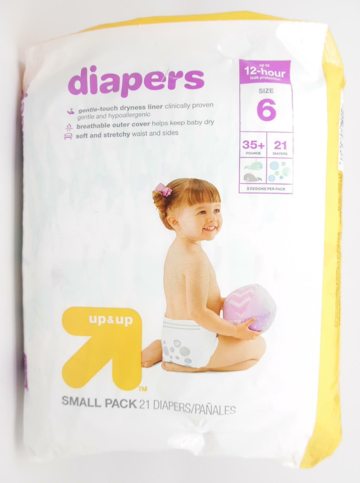 Up & Up Disposable Diapers Small Pack - Size 6 - 21ct