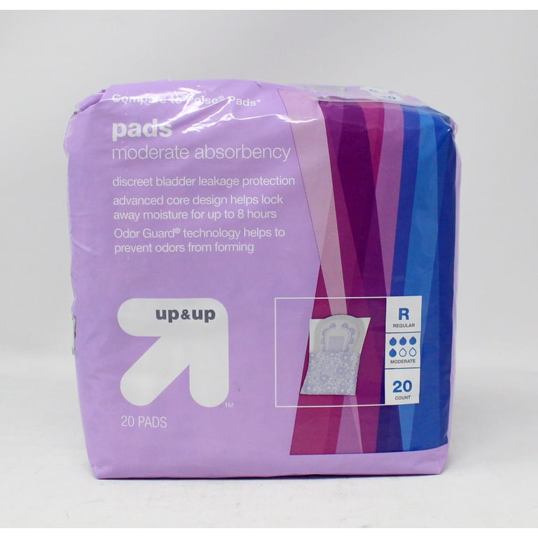 Up & Up Pads Moderate Absorbency 20 Count 