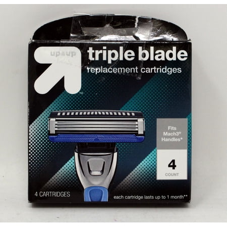 Up & Up Triple Blade Replacement Cartridges 4 Count