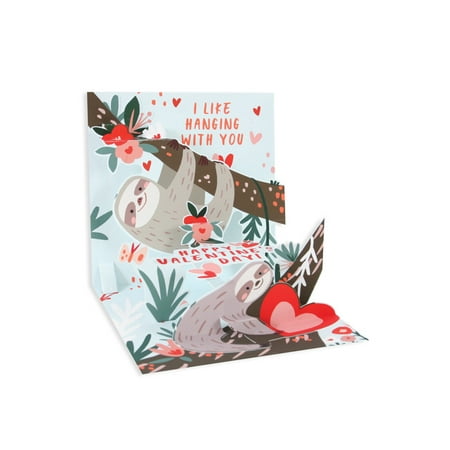 Up With Paper VALENTINE SLOTHS Valentines Day Card