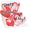 thumbnail image 1 of Up With Paper Valentine's Day Pop-Up Greeting Card With Envelope, Half Fold, 5-1/4" x 5-1/4", Valentine Hearts, 1 of 1