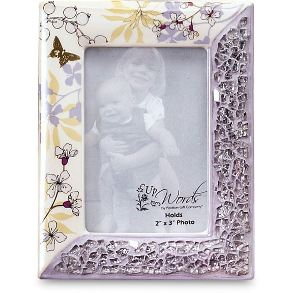 Up Words by Pavilion Photo Frame, Purple, 3-1/2 by 4-1/2-Inch