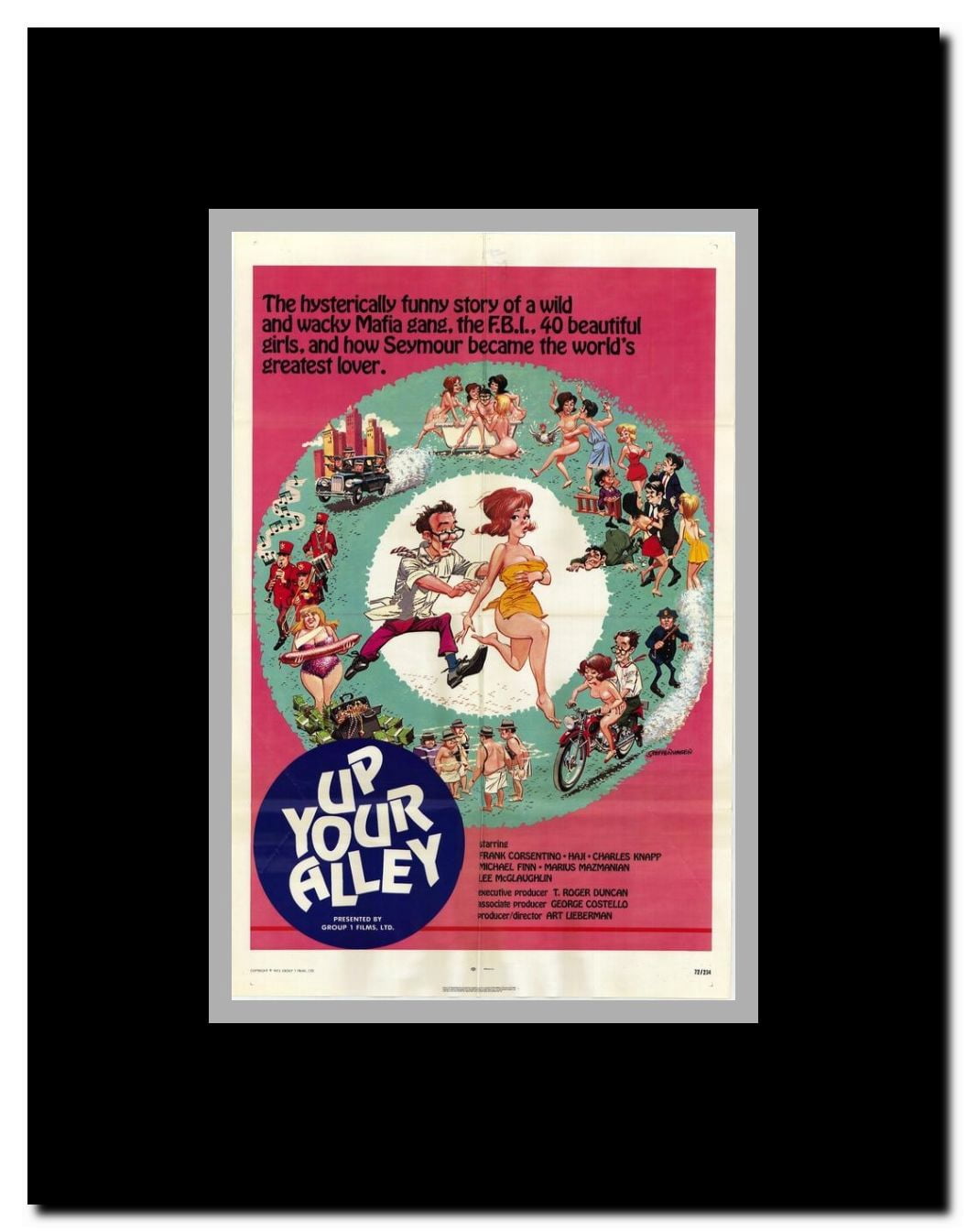 Up Your Alley Framed Movie Poster