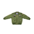 thumbnail image 1 of Up and Away MA-1 Flight Jacket Green 10, 1 of 5