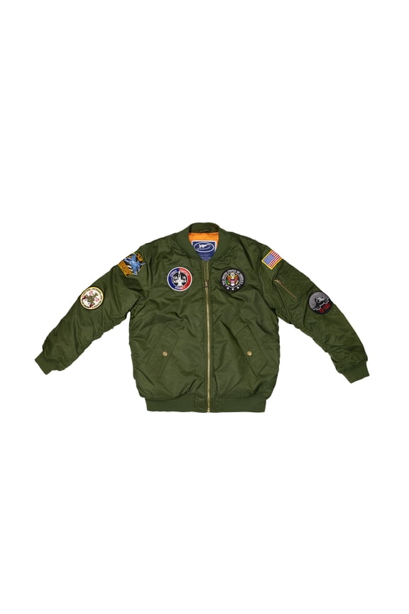 MA-1 Flight Jacket Green Size Large