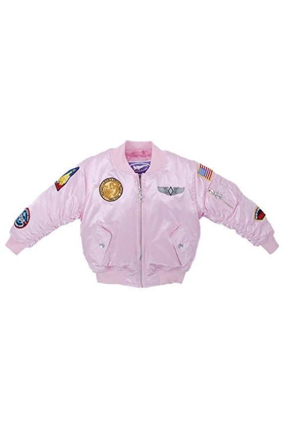 MA-1 Flight Jacket Pink 4 Toddler