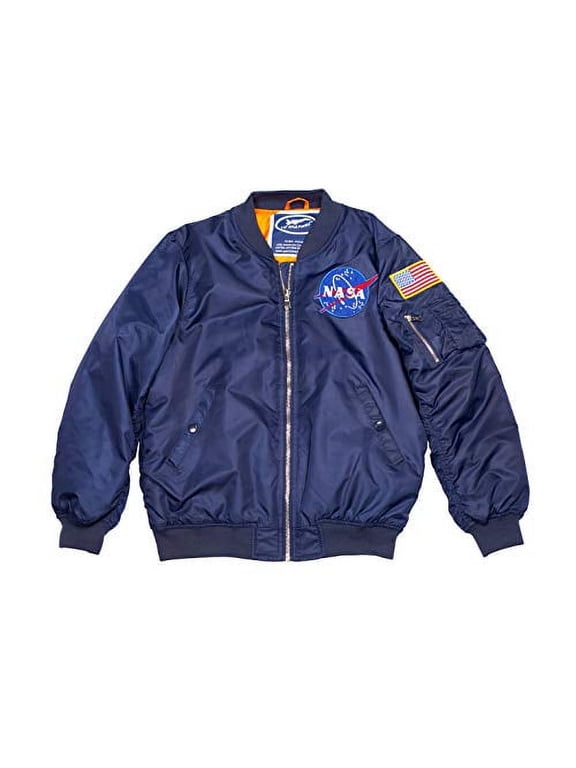 NASA Flight Jacket Blue Size Medium