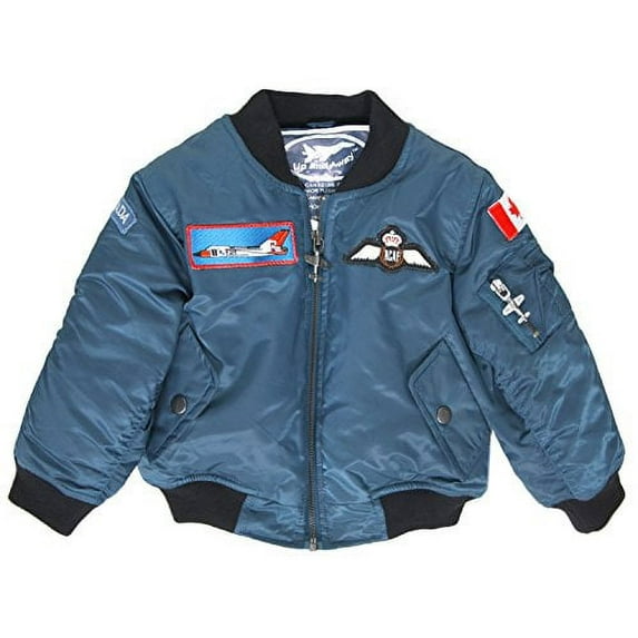 Up and Away RCAF Canadian Flight Jacket Blue 6