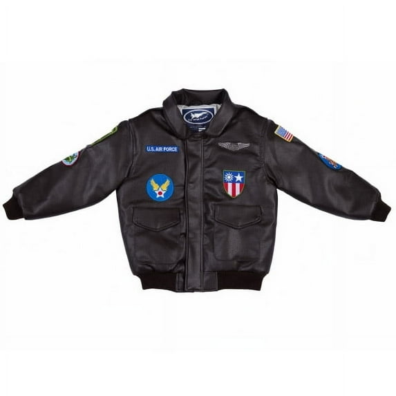 Up and Away World War II Bomber Jacket Brown 4 Toddler
