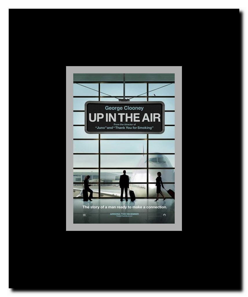 Up in the Air c.2009 Framed Movie Poster