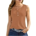 thumbnail image 1 of Up&nbsp;to&nbsp;40%&nbsp;off！ Kmdttou Women's 2025 Summer Solid Color Round Sports Tops For Outer Wear Bottoming Slim Short Tops Fashion Layering Slim Trendy Cool Tops, 1 of 5