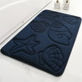 thumbnail image 1 of Up&nbsp;to&nbsp;50%&nbsp;off Kbndieu Bath Mat 24 x 16, Extra Thick Bathroom Rugs Soft Absorbent Floor Mat Non-slip Machine Washable Bath Rugs Carpet for Bathroom Kitchen Doorway, Blue, 1 of 6