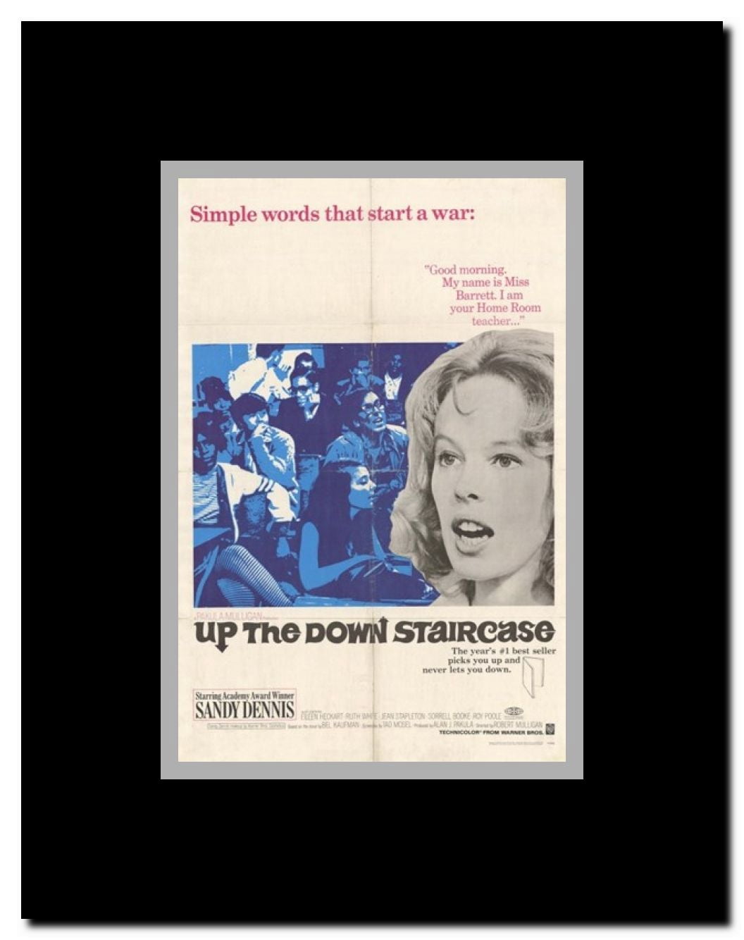Up the Down Staircase Framed Movie Poster