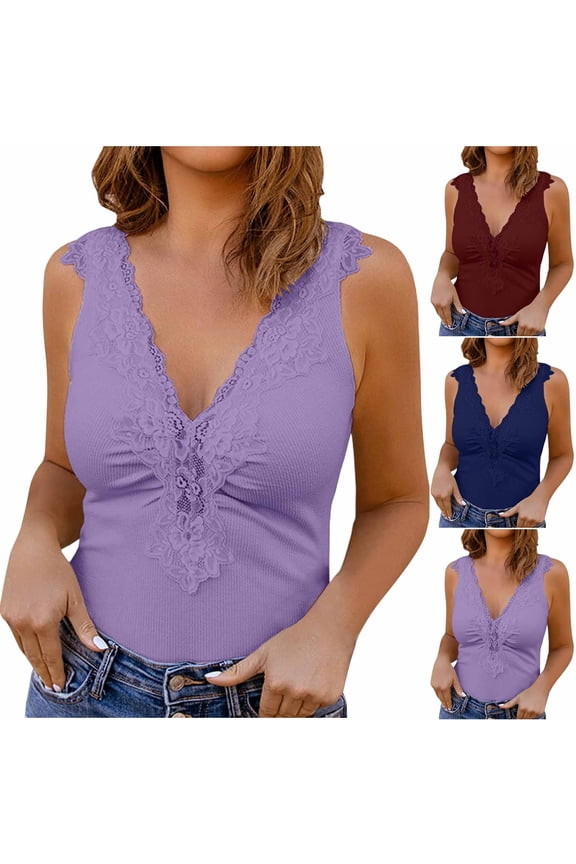 Up to 30% off! Kmdttou Fashion Women Sleeveless Garment Comfortable Breathable V-Neck Blouses Tops Fashion Layering Slim Trendy Cool Tops