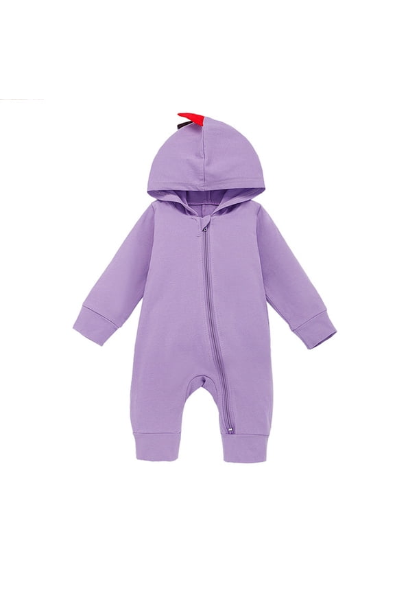Up to 30% off Toddler Baby Girls Boy Zipper Long Sleeve Cute Dinosaur Siamese Climbing Romper 6 Monthsonths